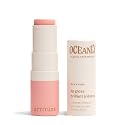 ATTITUDE Oceanly Sheer Lip Gloss Stick, EWG Verified, Titanium Dioxide-Free, Vegan Makeup & Beauty, Cruelty-Free, Plastic-Free, Silky Pink, 0.12