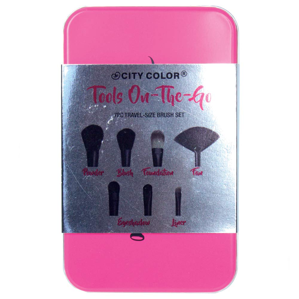 City Color Cosmetics - Tools On-The-Go7 pcs Travel Brush Kit