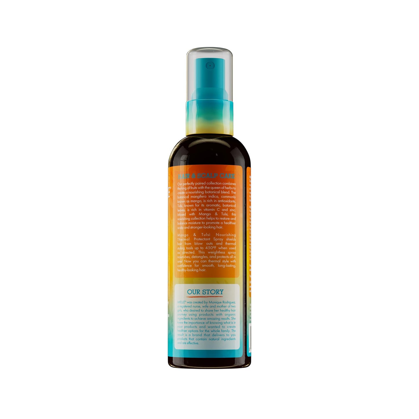 Mielle Organics Nourishing Thermal Heat Protectant Spray - Heat Protection Spray for Hair to Detangle, Nourish & Protect - Shields Hair from Blow Outs
