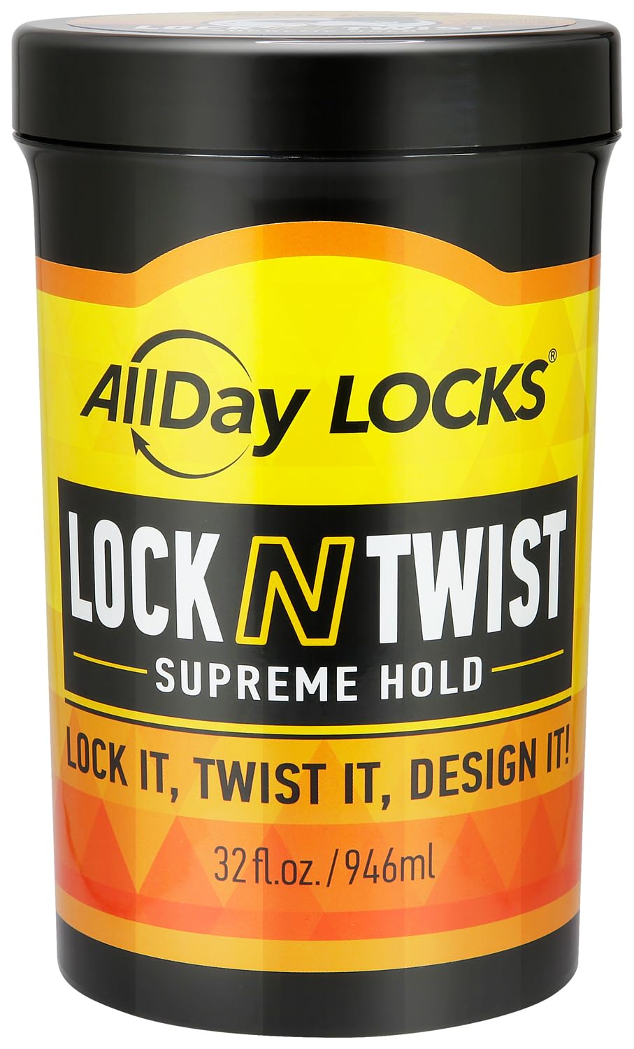 AllDay Locks Lock N Twist Supreme Hold - Extreme Styling Control for Locs, Microlocs, Twists, and Retwists, Provides Edge Control, Strong Hair Gel