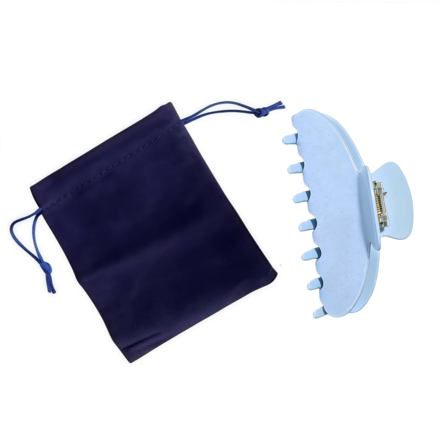 OideGuiing Durable Acetate Hair Clips - 4-Inch Bright block blue Claw Clips for Fine and Thick Hair (Bright block blue) Beauty and Personal Care OideGuiing