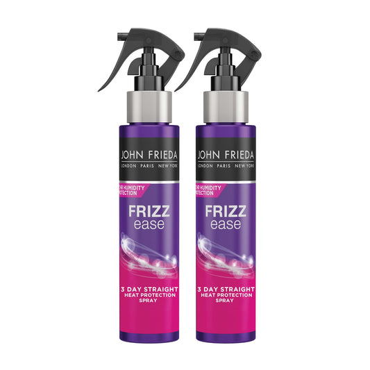 John Frieda Frizz Ease 3 Day Straight Heat Protection Spray, Keeps Hair Straight and Frizz-Free for 3 Days, Keratin-Infused Flat Iron & Styling Spray Beauty & Personal Care John Frieda