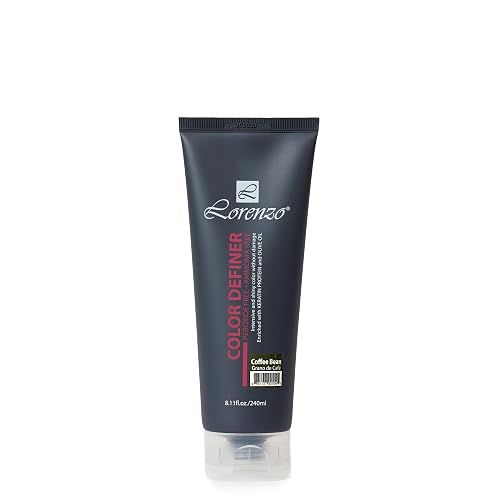 L Lorenzo Color Definer Cellophane 8.11fl.oz/240ml | Peroxide & Ammonia Free | Glossy hair Brilliant color without Damaged Hair | Stain Remover Inside