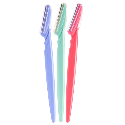 Diane D220 Eyebrow Facial Hair Shaper Trimmer, Dermaplaning Razor - 3 Pack Beauty and Personal Care Diane