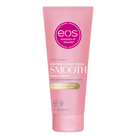 eos Cashmere Skin Collection Post-Shave Smooth Body Cream- Vanilla Cashmere, 72-Hour Hydration, Nourishing, Body Care, Shea Butter, 7 fl oz Beauty & Personal Care eos