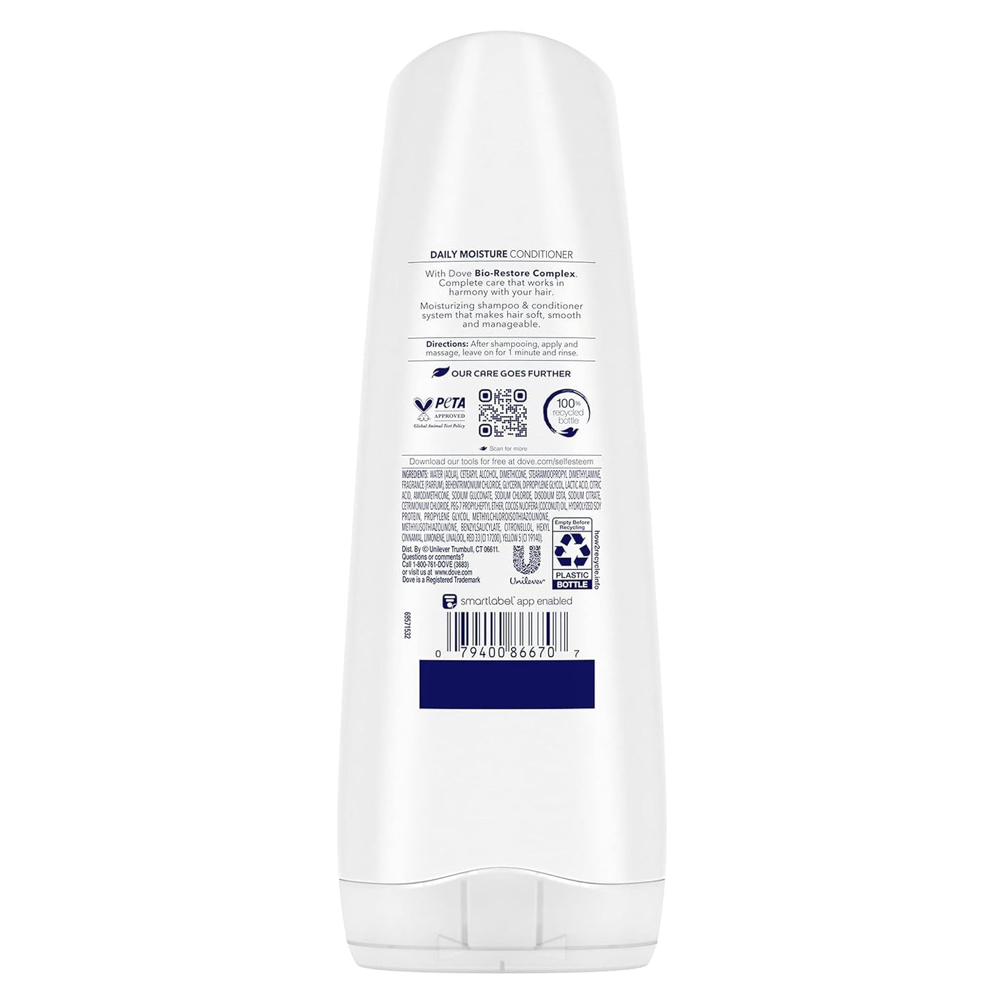 Dove Conditioner 12 Ounce Daily Moisture Nutritive Solutions (354ml) (3 Pack)
