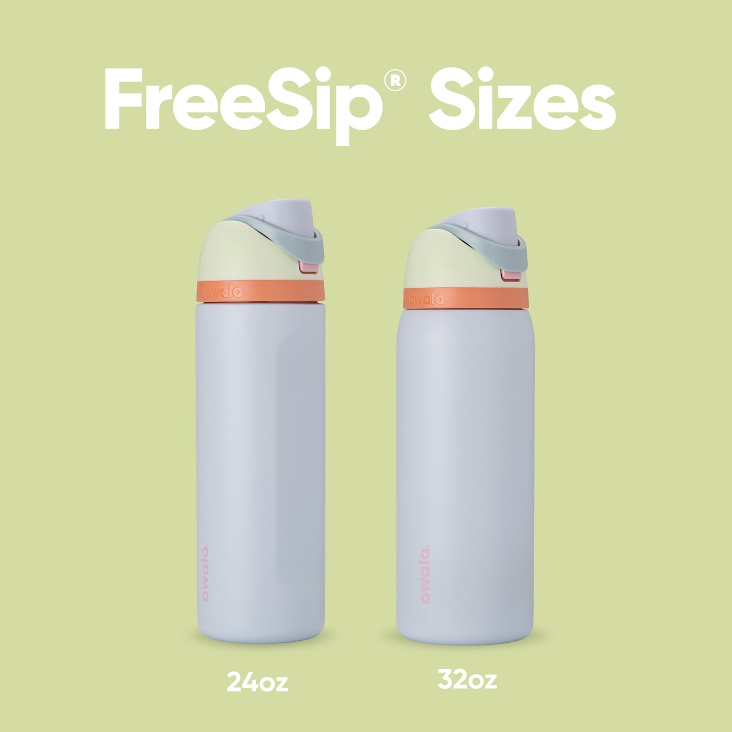 Owala FreeSip Insulated Stainless Steel Water Bottle with Straw for Sports, Travel, and School BPA-Free Sports Water Bottle, 24 oz, Beach House