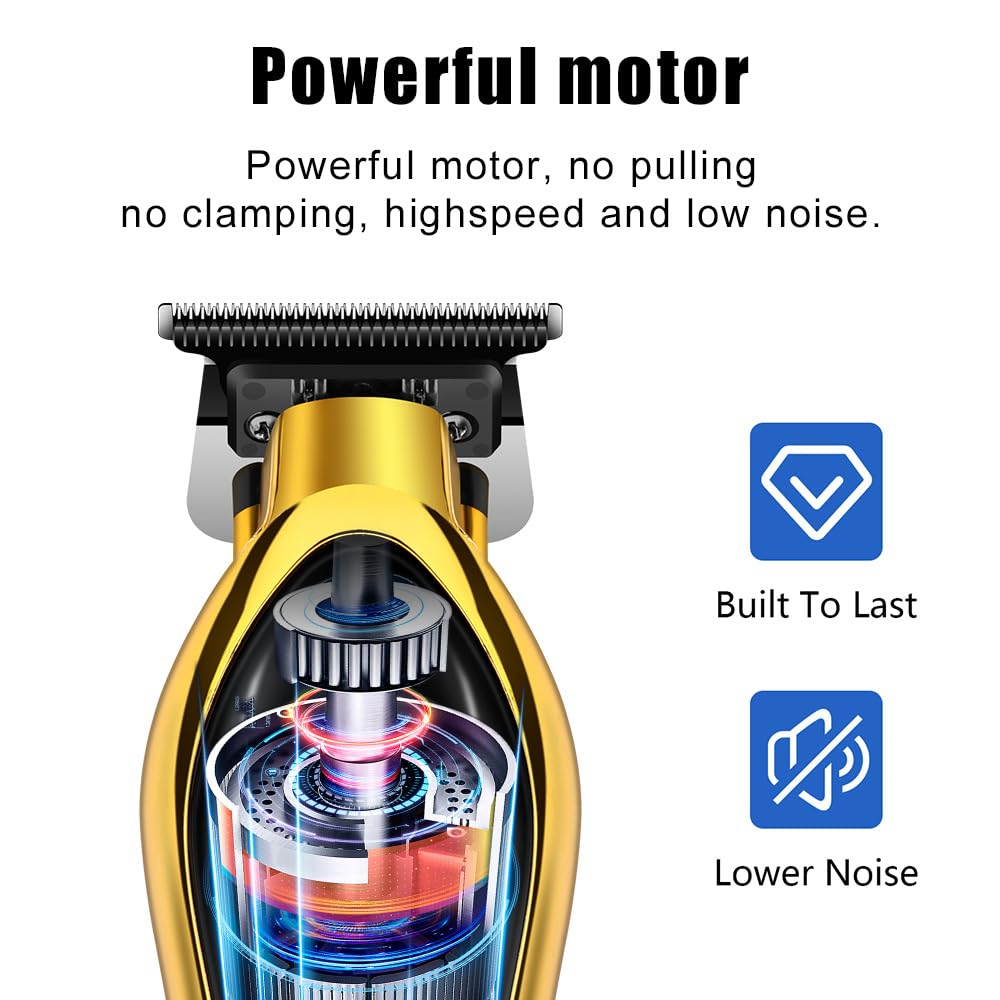 GLESVOWIO Professional Hair Clippers for Men Cordless Hair/Beard Trimmers Kit with LED Display. Powerful Motor Electric Haircut Grooming Ideal Beauty and Personal Care GLESVOWIO