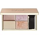 Sleek MakeUP Highlighting Palette, Four Dazzling Shades for a Supercharged Glow, Long Lasting and Lightweight, Intense Colour, Solstice
