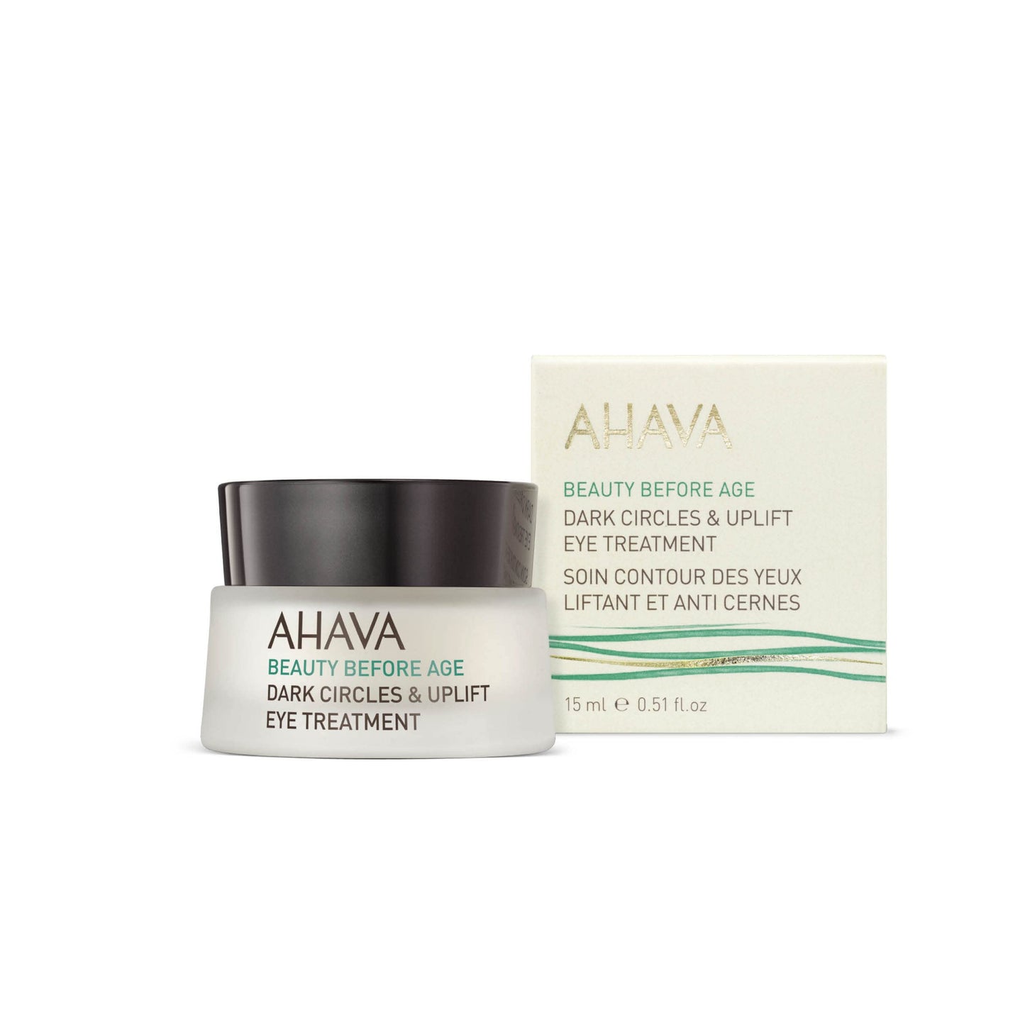 AHAVA Beauty Before Age Dark Circles & Uplift Eye Treatment - Multitasking, Silky Cream Reducing Appearance Aging, Fatigue Signs, Reduce Dark Circles