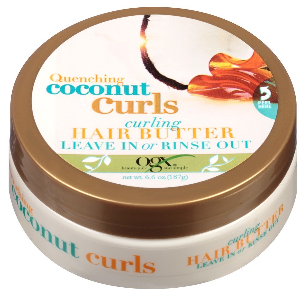 Ogx Quenching Coconut Curls Curling Hair Butter 6.6oz (3 Pack) by OGX (Organix)