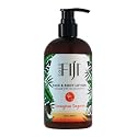Coco Fiji Face & Body Lotion Infused With Coconut Oil | Lotion for Dry Skin | Moisturizer Face Cream & Massage Lotion for Women & Men | Lemongrass