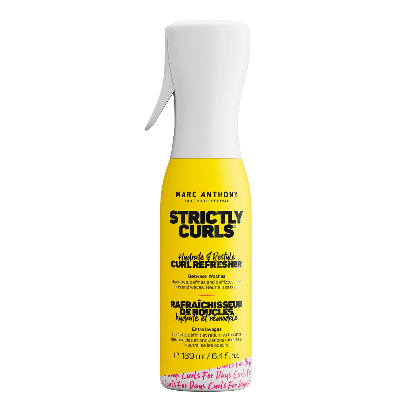 Marc Anthony Curl Refresher Spray, Strictly Curls - Lightweight Anti-Frizz Curly Hair Spray Hydrates & Restyles for Soft, Bouncy, Defined Curls Beauty and Personal Care Marc Anthony Default Title
