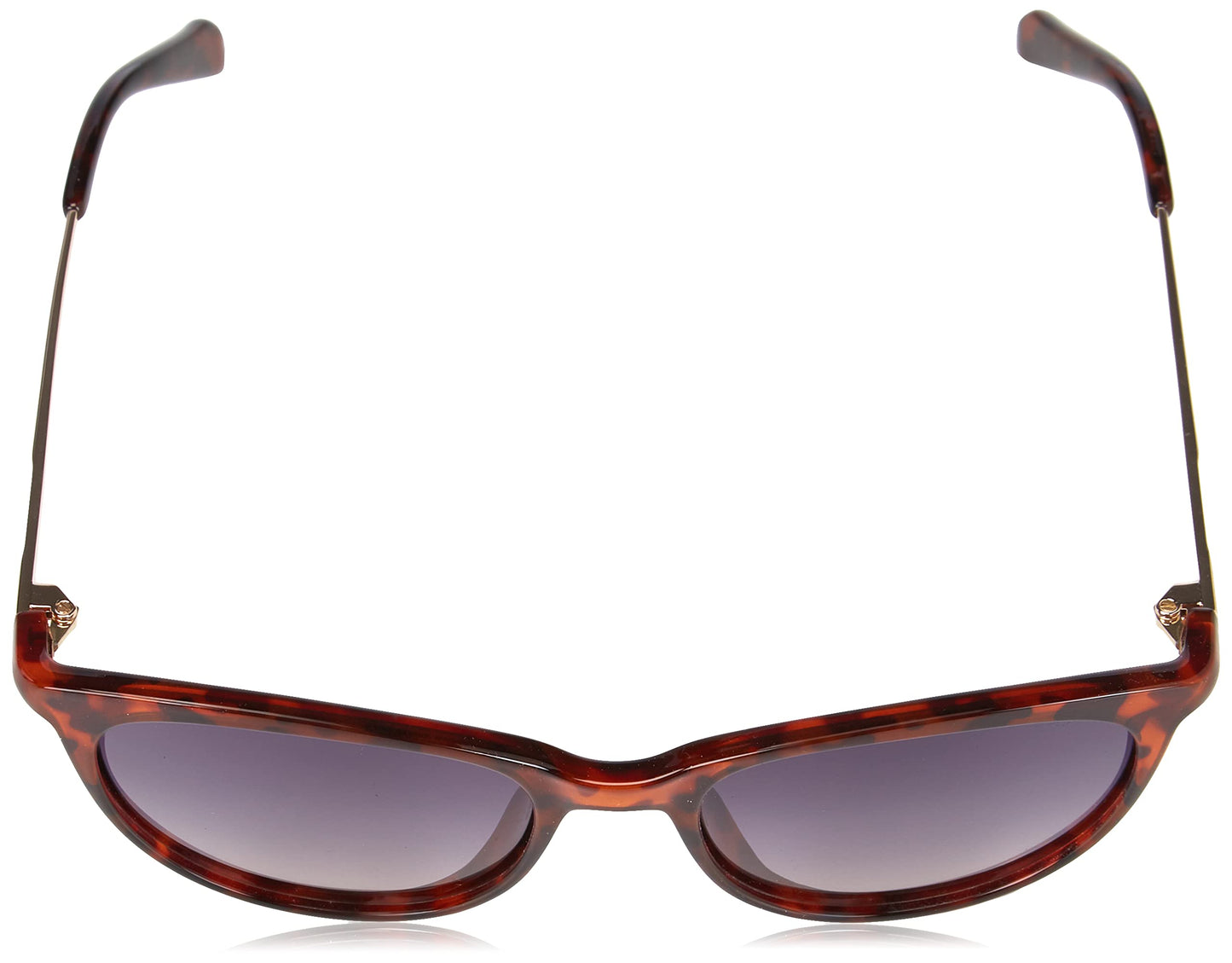 Fossil Women's Female Sunglasses Style FOS 3127/S Cat Eye, Havana/Polarized Violet Gradient, 54mm, 18mm