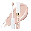Revlon Glimmer Correcting Concealer, Liquid Under Eye Makeup, Made with Caffeine, Vitamin C, & Stevioside, 105, 0.3 fl oz