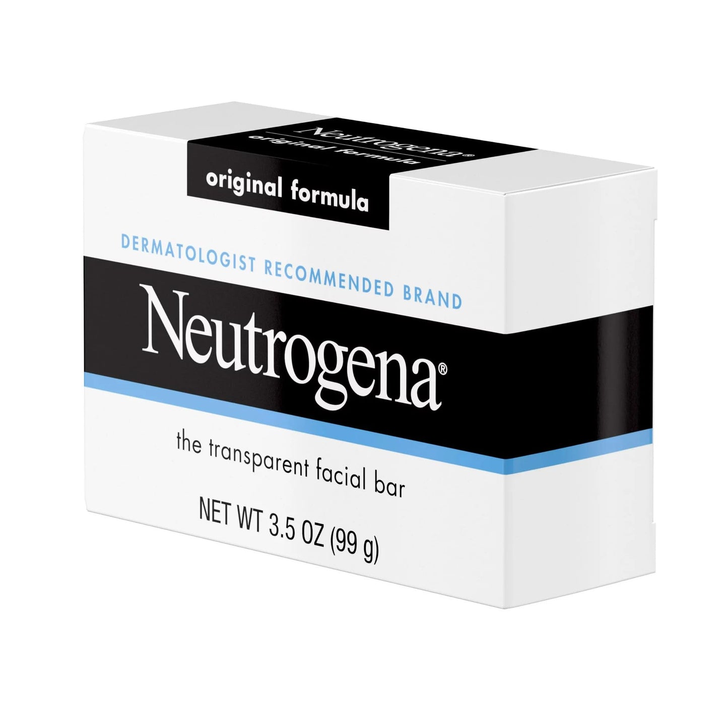Neutrogena The Transparent Facial Bar Original Formula 3.5 Ounce (Value Pack of 8)