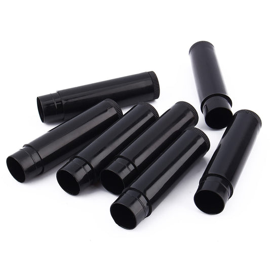 Lipstick Containers Empty, 100PCS 5ml Black White Empty lipstick Lip Balm Container Tube Beauty & Personal Care Acogedor