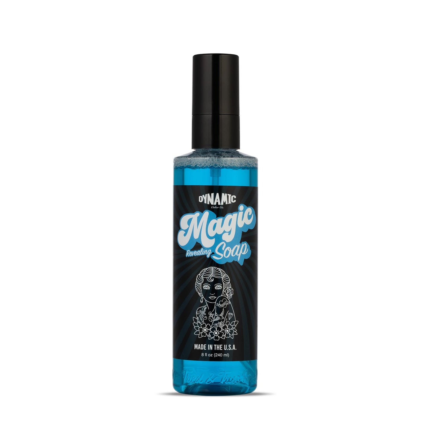 Dynamic Color Co- Magic Revealing Tattoo Soap - Foaming Formula for Stunning Reveals, Cruelty-Free and Gentle on Skin, USA Made (8 oz) Beauty & Personal Care Dynamic Color Co