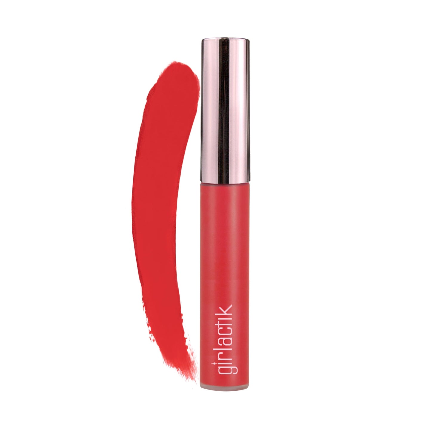 Girlactik Long Lasting Matte Lip Paint Liquid Lipstick in Allure- Long wearing, Smooth Application, Pigmented, Non-Crack Formula, Lightweight, 7.5 ml