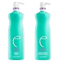 Malibu C Blondes Enhancing Shampoo & Conditioner Duo (33.8 oz) - Revitalizing Purple Shampoo & Conditioner for Hair Health + Brilliancy - Blondes Hair