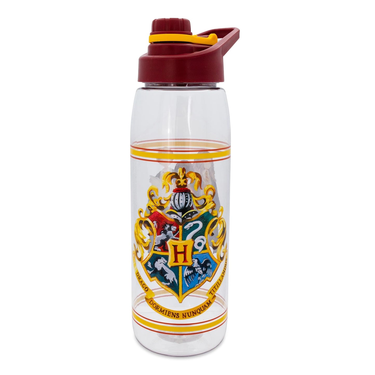 Harry Potter Hogwarts Anime Plastic Water Bottle With Screw-Top Handle Lid | Large Plastic Sports Jug | Holds 28 Ounces