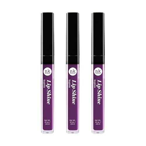 NICKA K NEW YORK Lipshine, Cosmetics, vibrant colors, bright colors, shining lips, lip shine, long lasting (AMZ267)