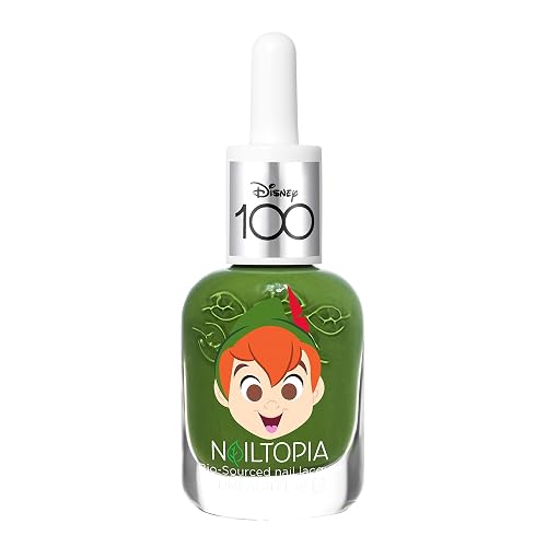 Nailtopia Bio-Sourced Chip Free Nail Lacquer Disney Collection Peter Pan - Superfood-Infused Polish - Chip Resistant Formula - Quick-Dry, Long Lasting Beauty & Personal Care Nailtopia