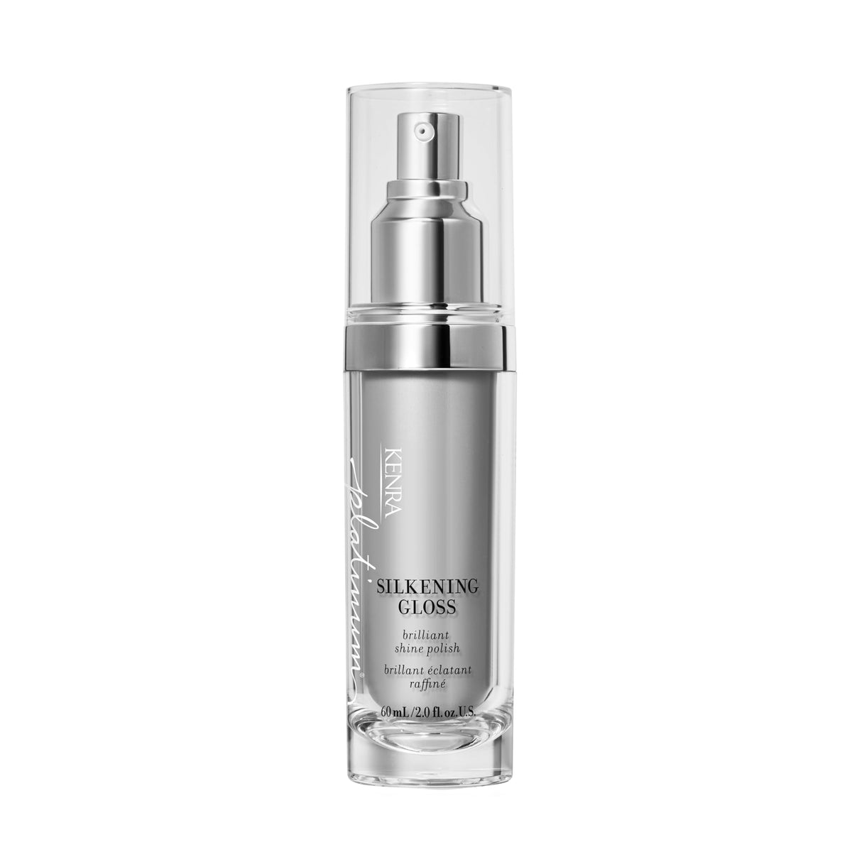 Kenra Professional Platinum Silkening Gloss | Brilliant Shine Polish | Medium To Coarse Hair | 2 fl. Oz Beauty and Personal Care Kenra