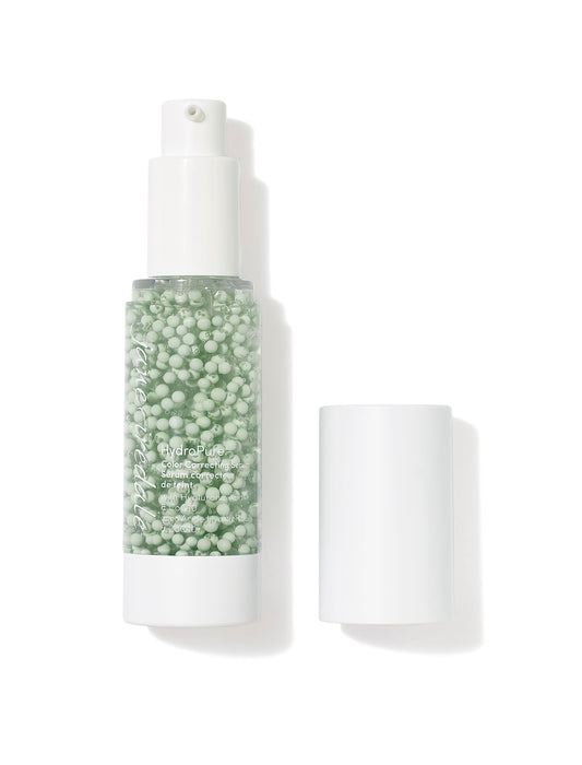 Jane Iredale HydroPure Color Correcting Serum, Hydrates and Calms Irritated Skin, Green Tint Neutralizes Redness, Wear Alone or Under Makeup, 1 Fl Oz