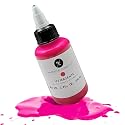 Narrative Cosmetics UV Fluorescent Alcohol Airbrush Paints - 2 fl oz, Glow Effect, Waterproof, Sweatproof, Highly Pigmented Liquid Makeup