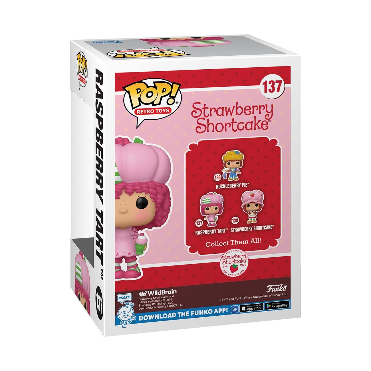 Funko POP! Retro Toys: Strawberry Shortcake - Raspberry Torte Tart - Collectable Vinyl Figure - Gift Idea - Official Merchandise - for Kids & Adults…