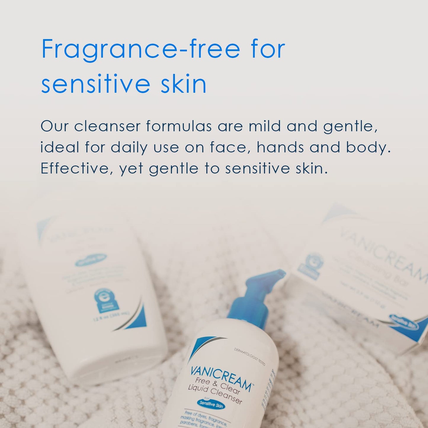 Vanicream Liquid Cleanser - 8 fl oz - Unscented, Gluten-Free Formula for Sensitive Skin