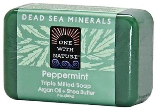 One With Nature Soap Bar Peppermint, 7 oz