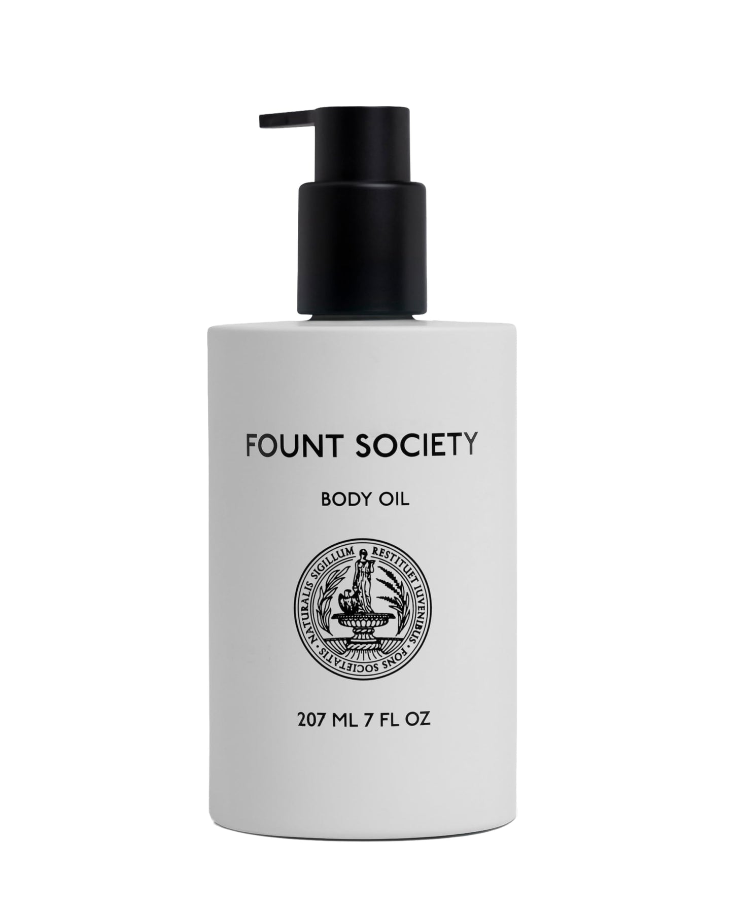 Fount Society Body Oil - 7 fl oz Hydrating Oil for Nourished Skin - Lightweight, Fast Absorbing, Non-Greasy Formula - Vegan & Cruelty-Free - No