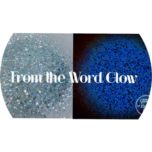 Blue Glow in the Dark Glitter | Craft Glitter | Glitter for Arts & Crafts | Tumblers | Cosmetics | Nails | Epoxy Resin Art | Slime | DIY | Body