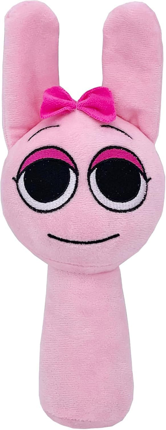 RWSEFK Sprunki Game Plush, Sprunki Toys Plush,Soft Stuffed Animal Pillow Doll Christmas Birthday Gifts for Adult Kids(Pink)