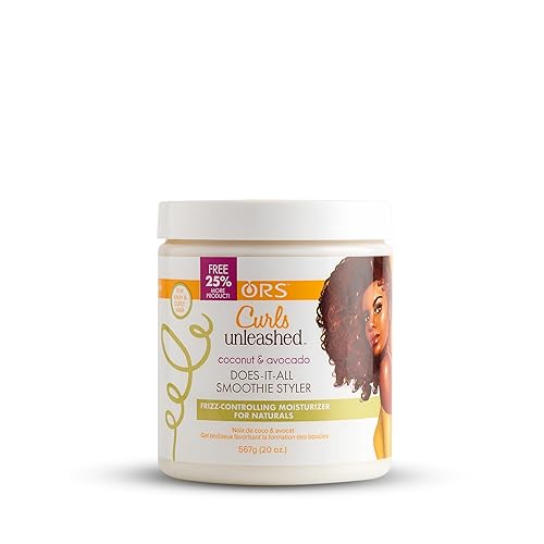 Curls Unleashed Style & Maintenance Coconut and Avocado Curl Enhancing Smoothie, Hydrating Curl Smoothie, (20 oz)
