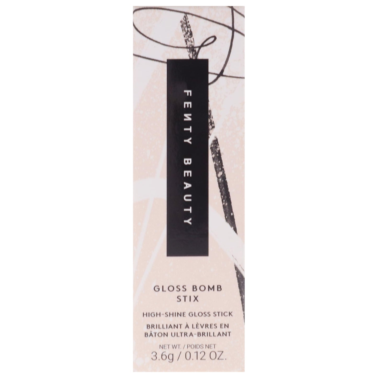 Gloss Bomb Stix High Shine Gloss - 12 Rose Amber by Fenty Beauty for Women - 0.12 oz Lipstick