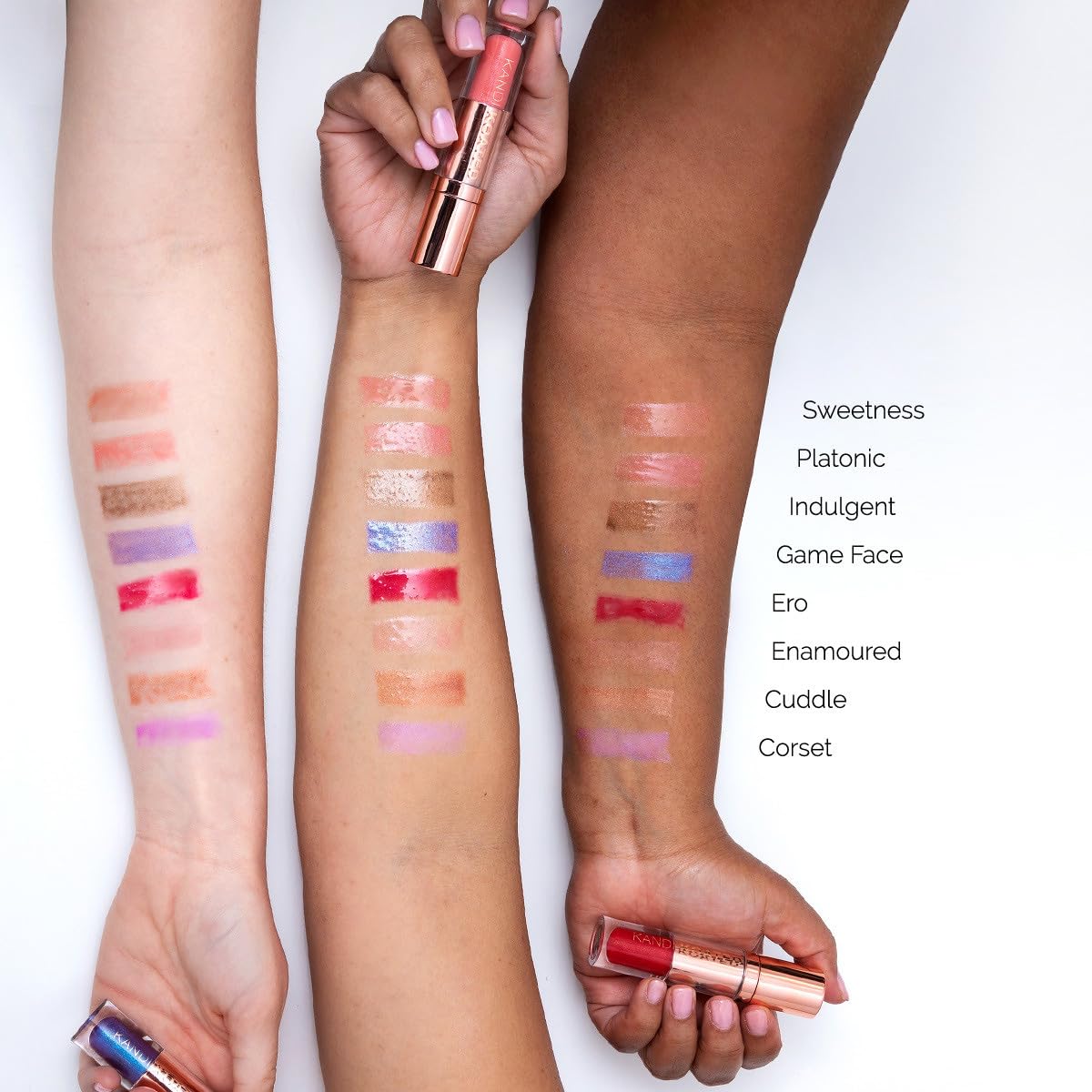 Kandi Koated Glaze Illuminating Lip Shine [Game Face] Lip Gloss | Hydrating Lip Glaze with Paraben-Free, Cruelty-Free Formula, Sheer Color | Beauty &
