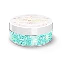 MARBLERS Mermaid Shaped Face & Body Glitter [Light Blue] 0.18oz (5g) | Chunky | Chopped | Flake | Non-Toxic | Vegan | Cruelty-Free | Festival, Rave
