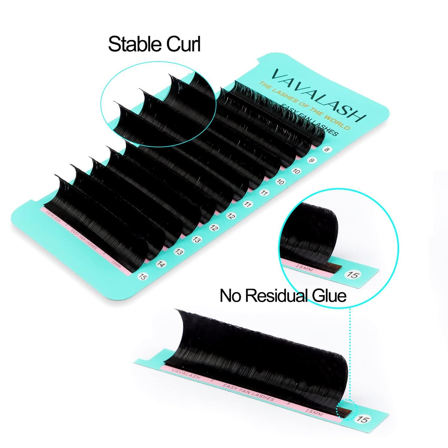 Eyelash Extension Supplies CC Curl 0.03 Rapid Volume Lash Extensions Easy Fan 3D 4D 5D 6D 7D 10D Automatic Blooming Flower Lashes Self Fanning Lashes Beauty and Personal Care VAVALASH
