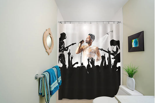 BigMouth Inc Shower Curtain (Rockstar)