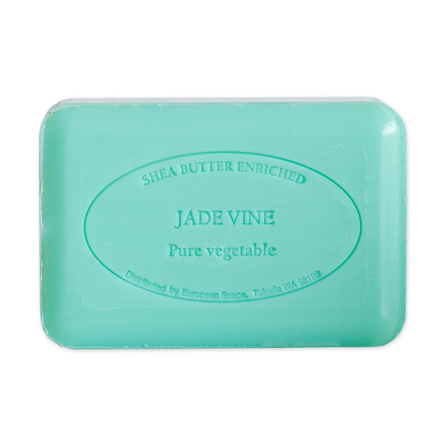 Pre de Provence Artisanal Soap Bar, Enriched with Organic Shea Butter, Natural French Skincare, Quad Milled for Rich Smooth Lather, 8.8 Ounce, Jade