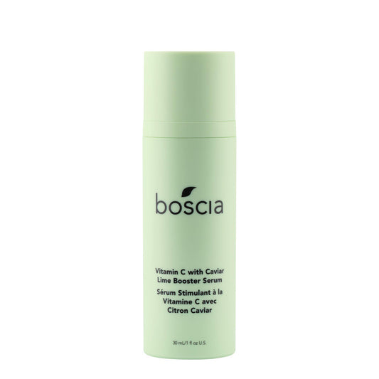 boscia Vitamin C with Caviar Lime Booster Serum - Vegan, Cruelty-Free, Natural & Clean Skin Care - Vitamin C Serum with AHA-Rich Caviar Limes