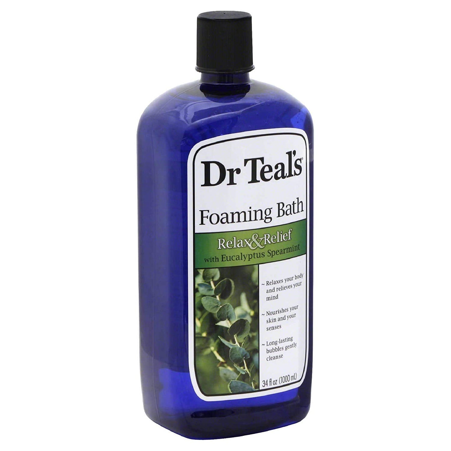 Dr Teal's Foaming Bath Variety Gift Set (2 Pack, 34oz ea.) - Soothe & Sleep Lavender & Relax & Relief Eucalyptus & Spearmint - Pure Epsom Salt Beauty and Personal Care Dr Teal's