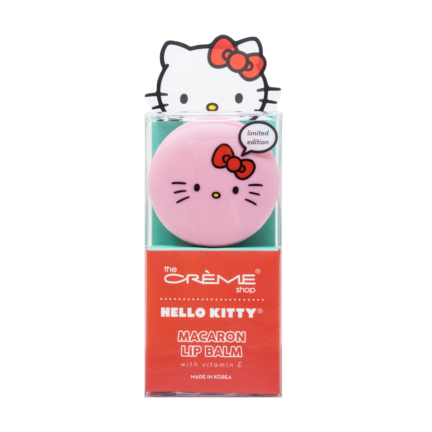 The Creme Shop Hello Kitty®, Macaron Lip Balm, Watermelon, 0.26 oz (7.5 g)