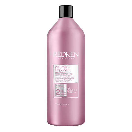 Redken Volume Injection Conditioner | Hair Volumizer For Fine Hair | Detangling and Volumizing | 33.8 Fl Oz