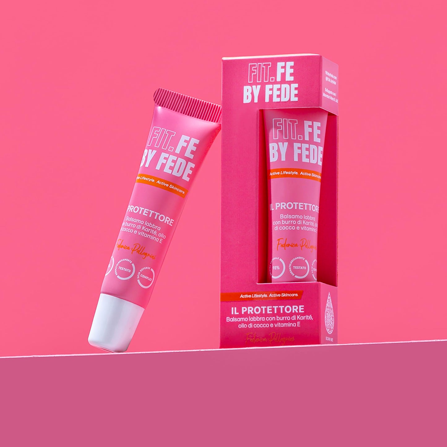Fit.Fe By Fede The Fixer Lip Balm - Hydrating Lip Balm - Contains Nourishing Shea Butter and Coconut Oil - Protects with Vitamin E - 0.27 oz. Beauty and Personal Care Fit.Fe By Fede