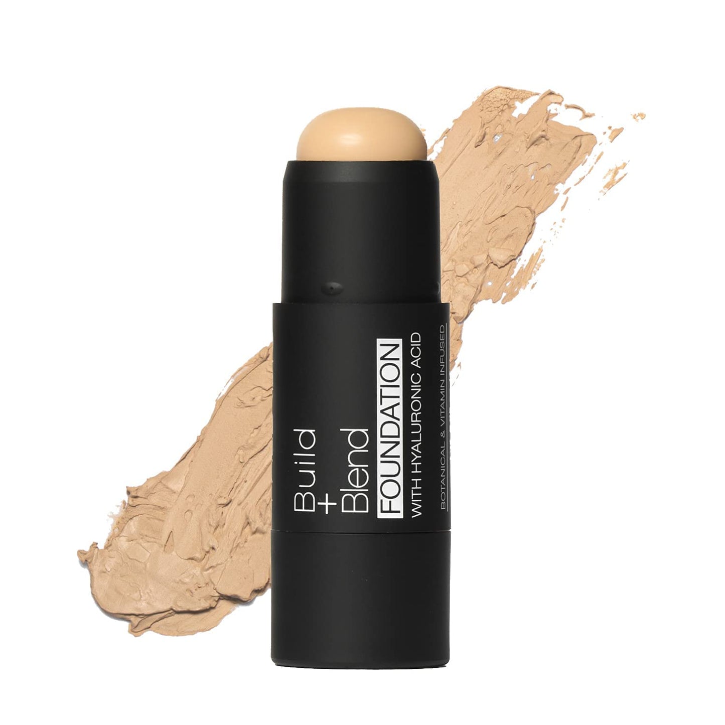 Palladio BUILD & BLEND Foundation Stick, Medium Coverage Buildable Contour Stick for Face, Ultra Blendable Creamy Formula for a Natural Shine Free