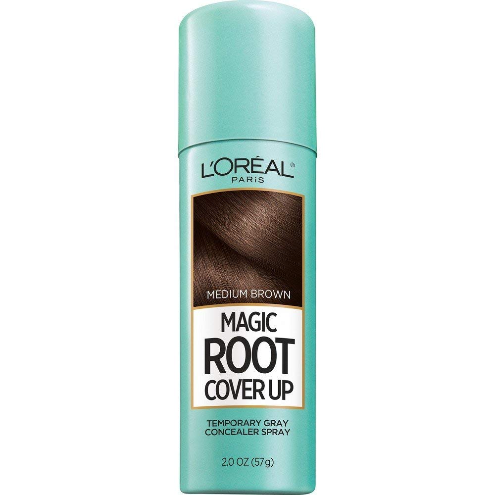 L’Oreal ParisMagic Root Cover Up - Medium Brown, 2 Ounce Pack Of 3, 2 Ounce